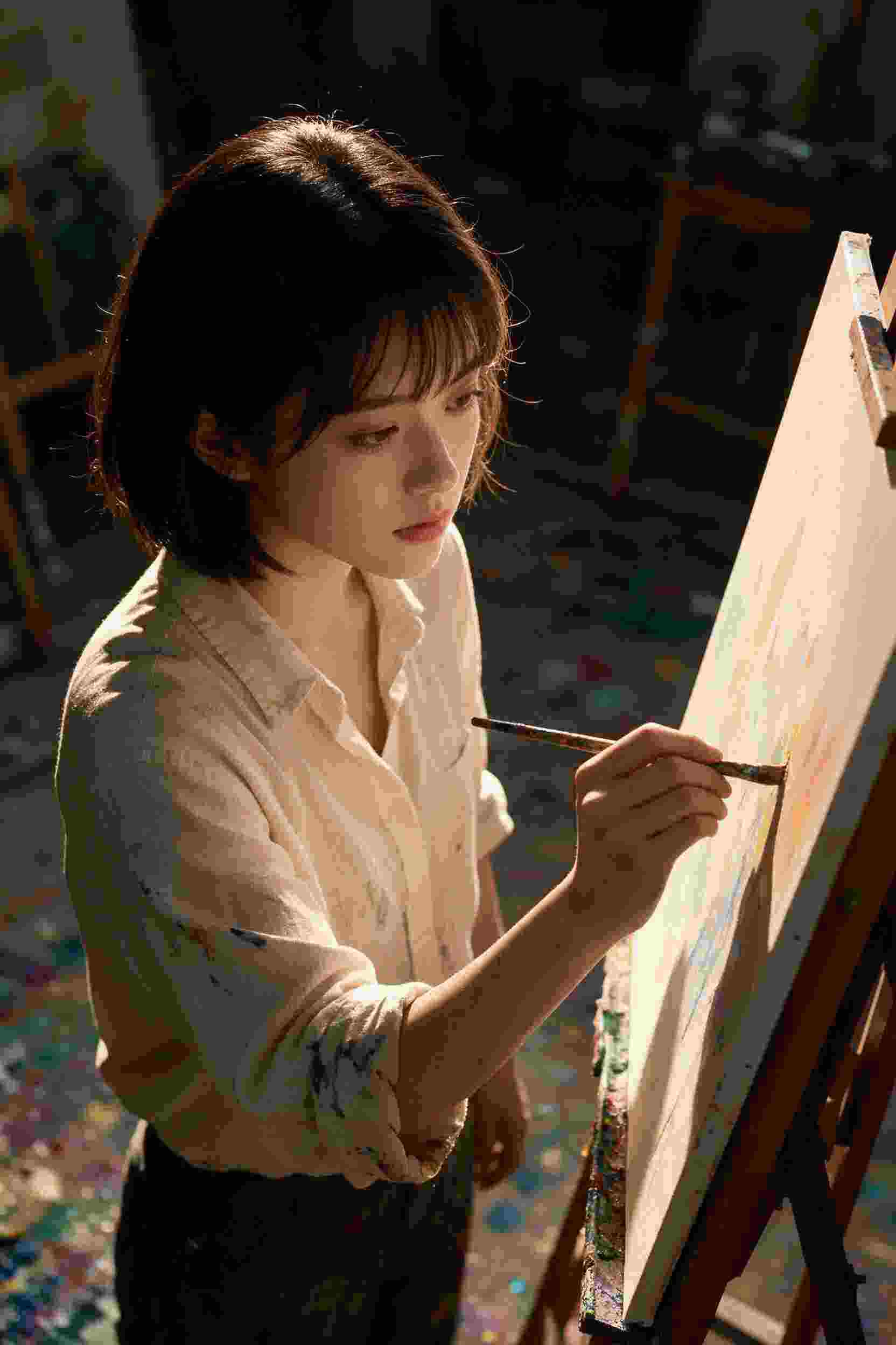 樱花树下